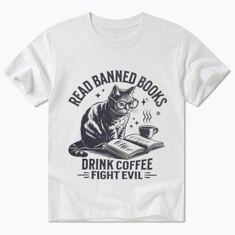 Read Books Drink Coffee Fight Evil Classic T-Shirt