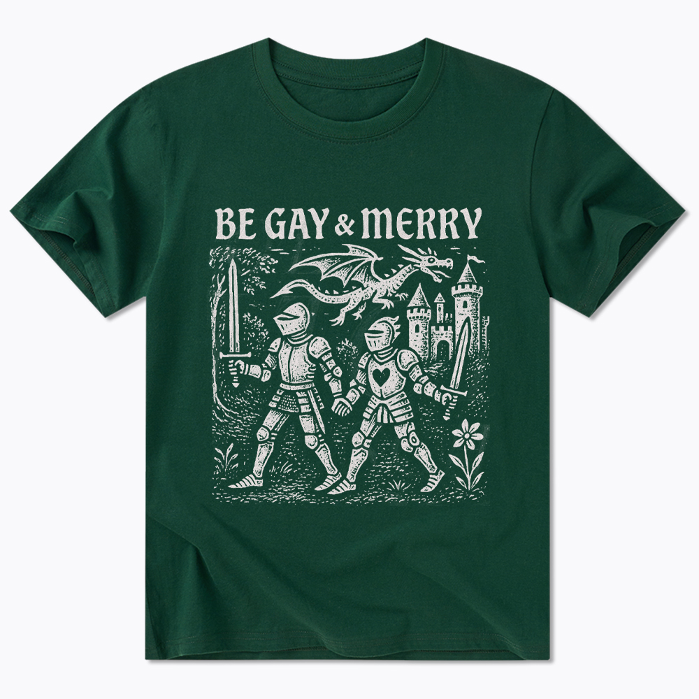 Be Gay & Merry Medieval Classic T-Shirt