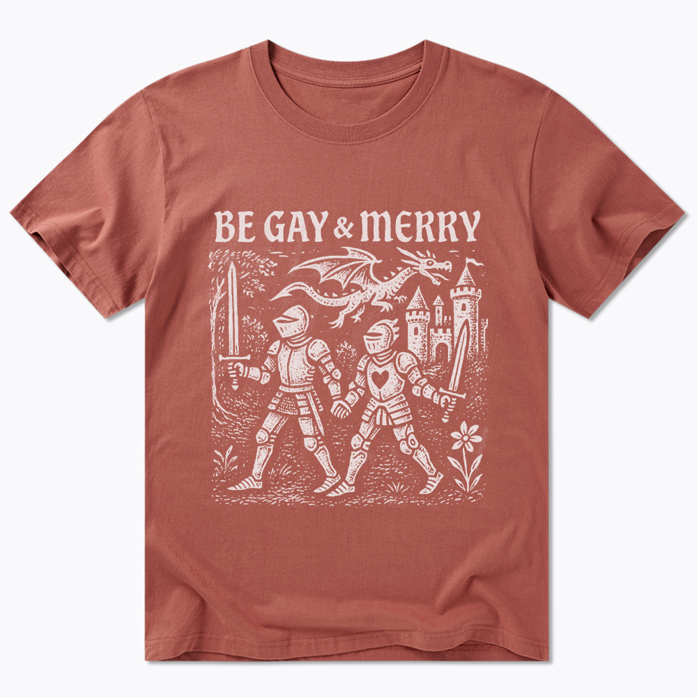 Be Gay & Merry Medieval Classic T-Shirt
