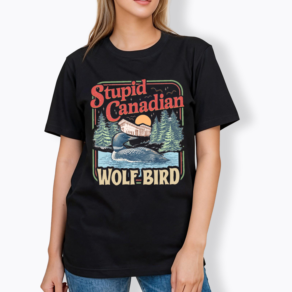 Stupid Canadian Wolf-Bird Classic T-Shirt