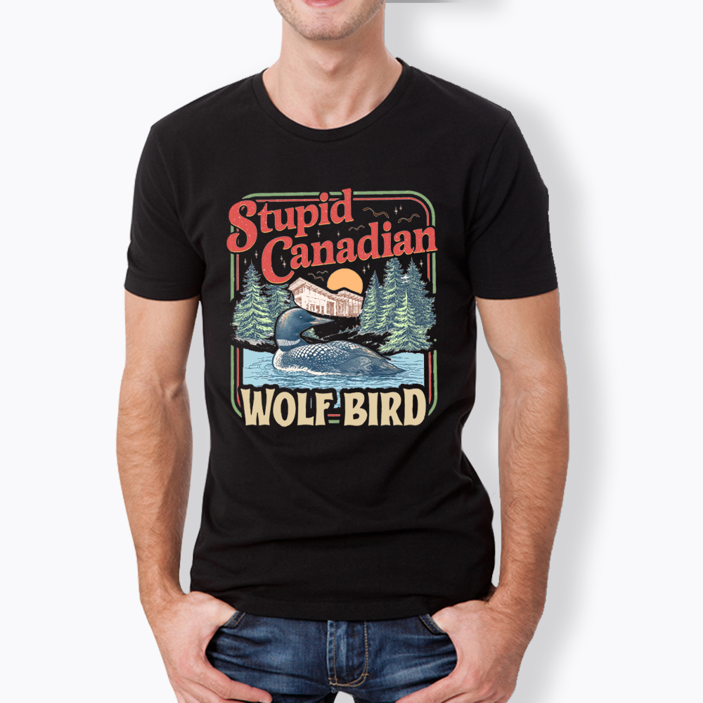 Stupid Canadian Wolf-Bird Classic T-Shirt