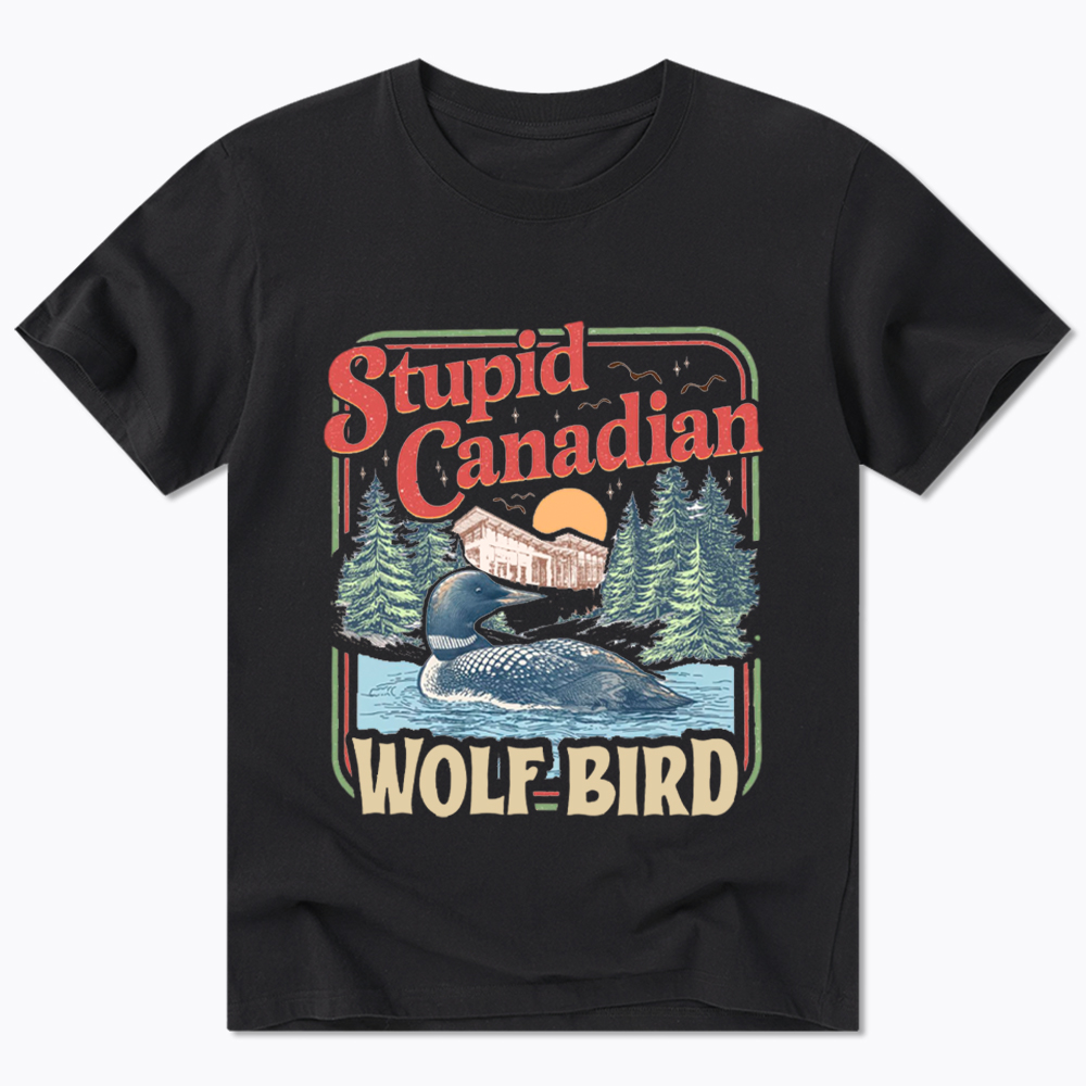 Stupid Canadian Wolf-Bird Classic T-Shirt