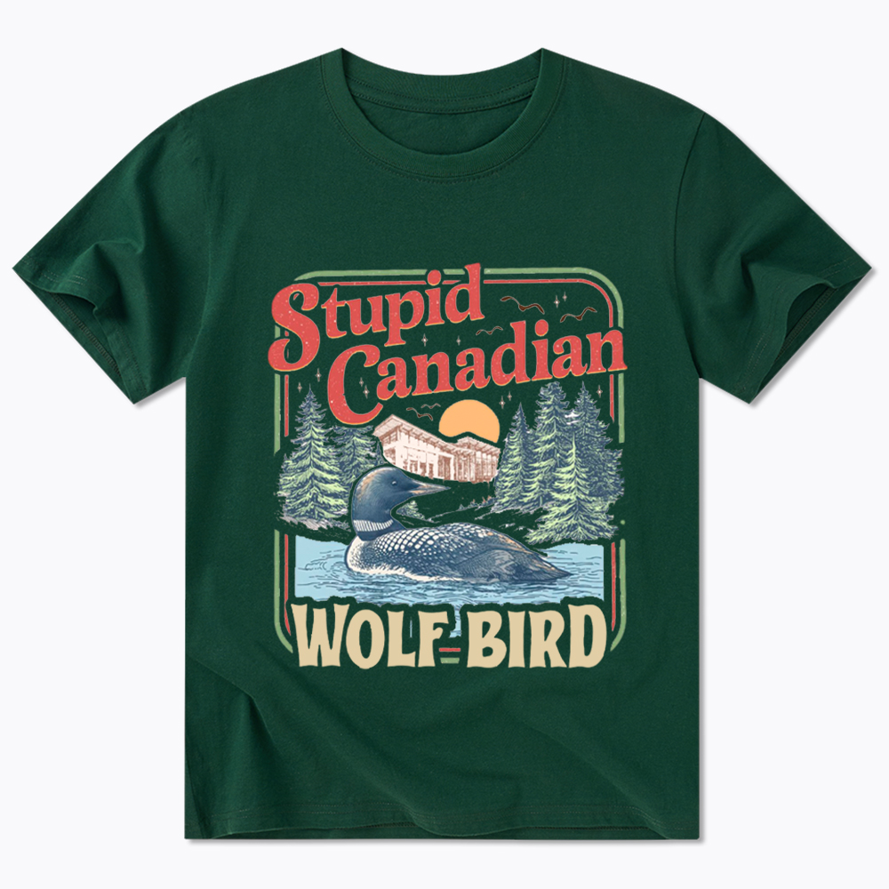 Stupid Canadian Wolf-Bird Classic T-Shirt