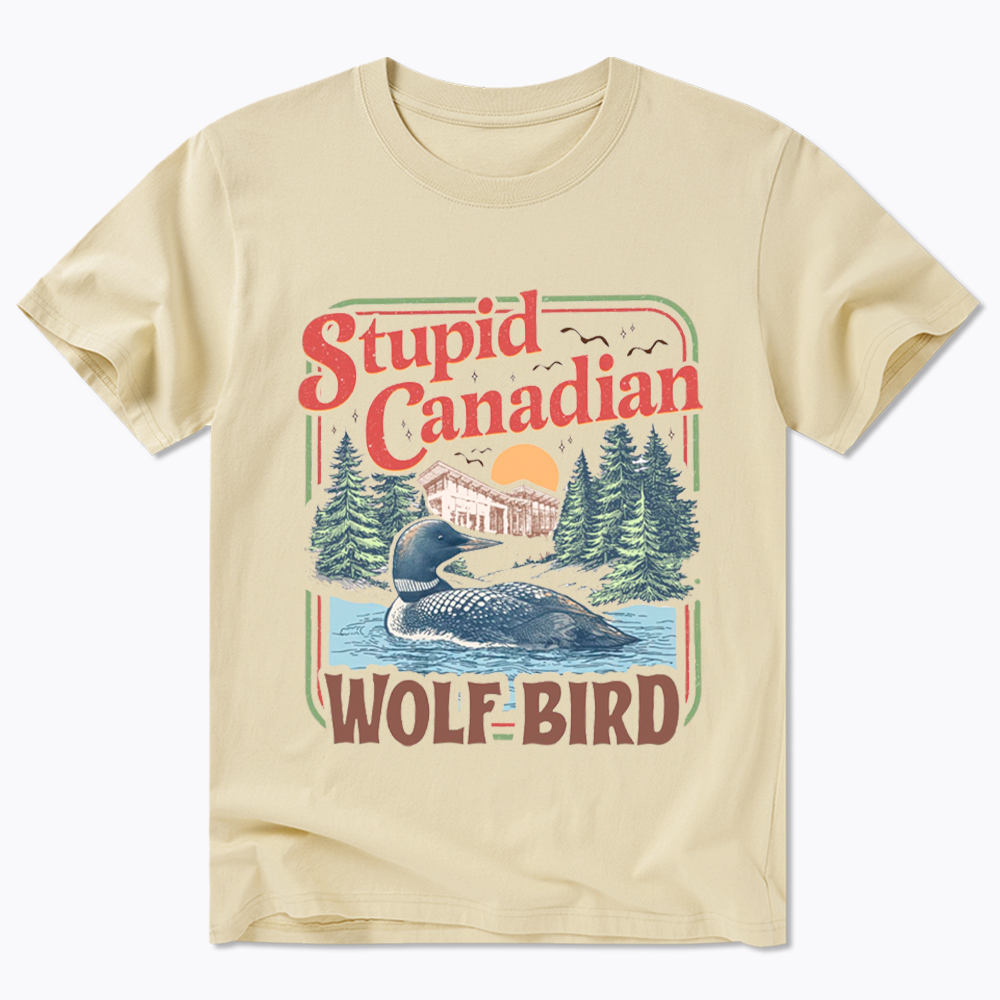 Stupid Canadian Wolf-Bird Classic T-Shirt
