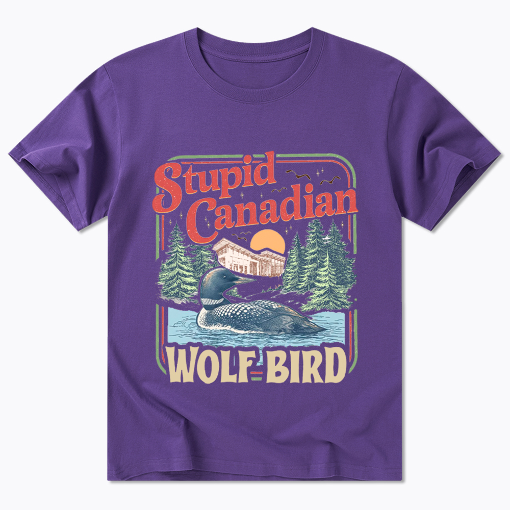 Stupid Canadian Wolf-Bird Classic T-Shirt