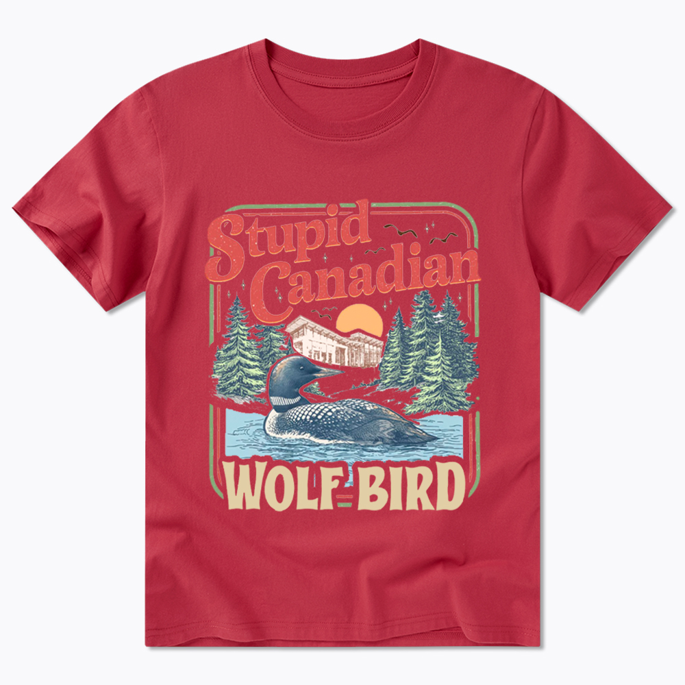 Stupid Canadian Wolf-Bird Classic T-Shirt