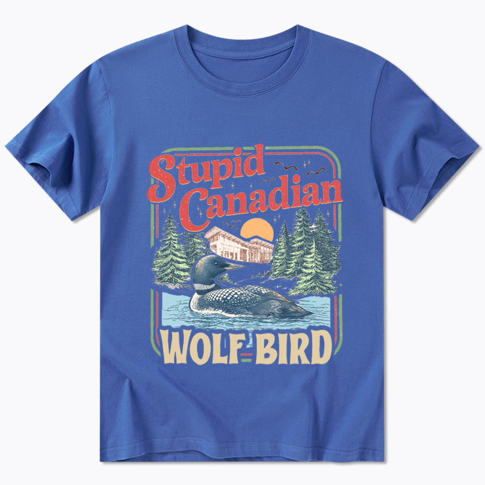 Stupid Canadian Wolf-Bird Classic T-Shirt