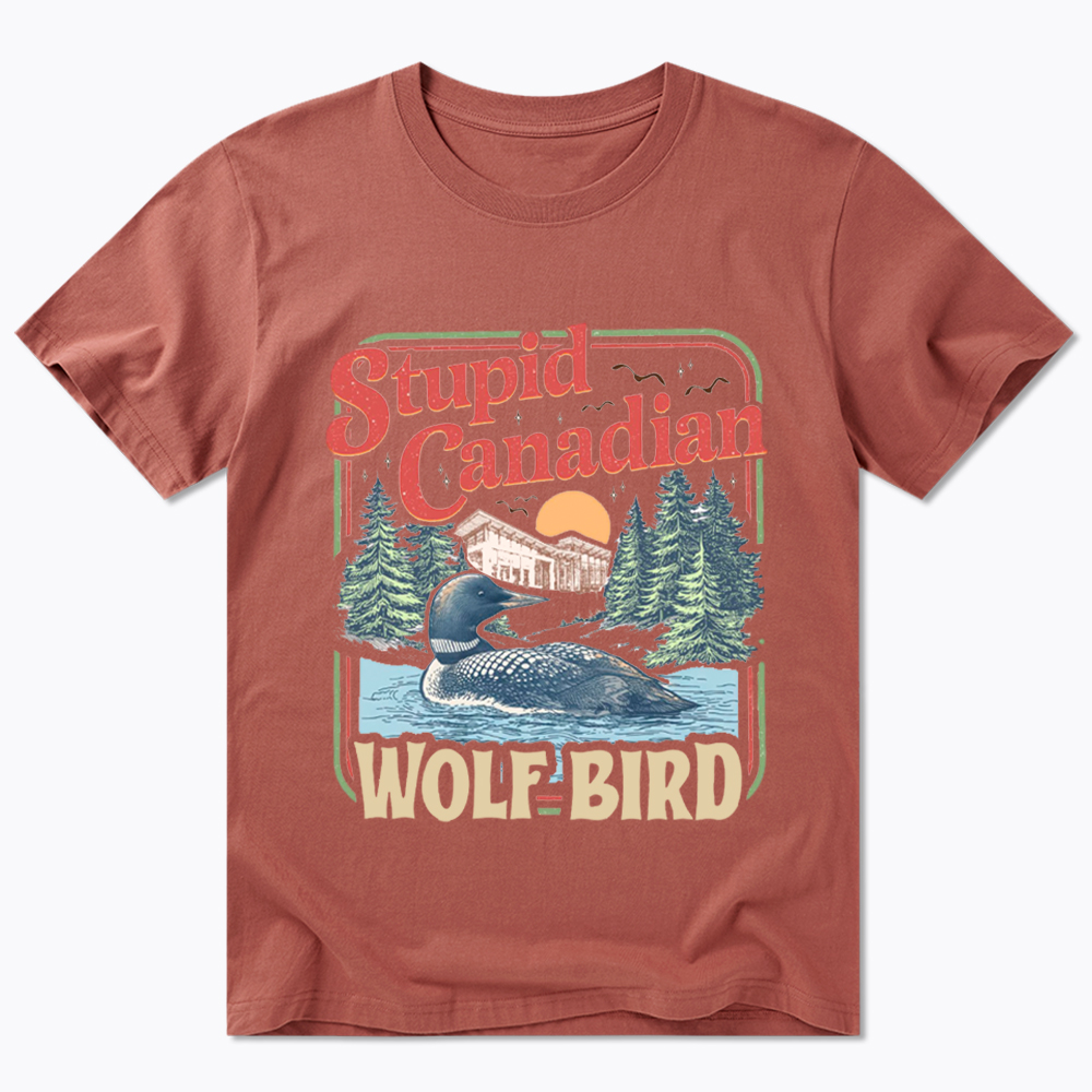 Stupid Canadian Wolf-Bird Classic T-Shirt