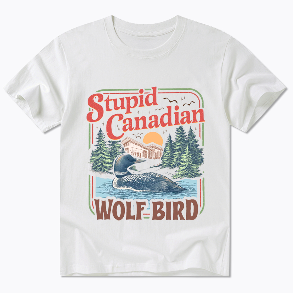 Stupid Canadian Wolf-Bird Classic T-Shirt