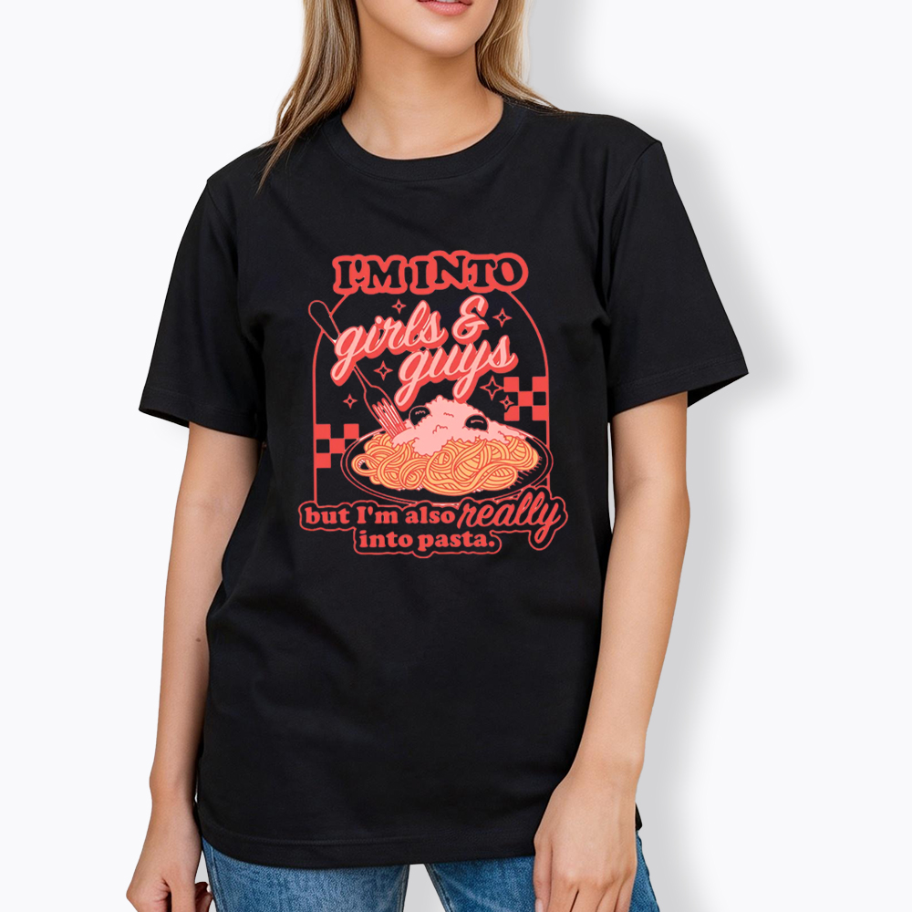 Girls Guys And Pasta Classic T-Shirt