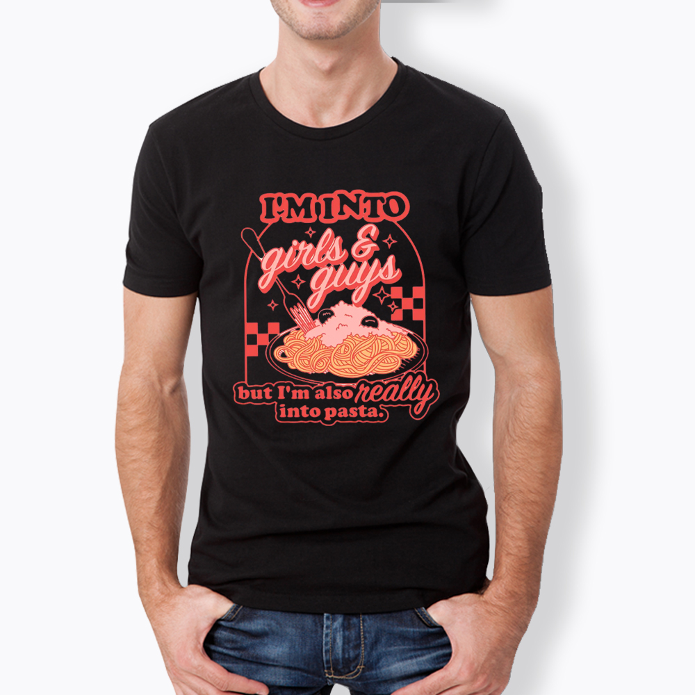 Girls Guys And Pasta Classic T-Shirt