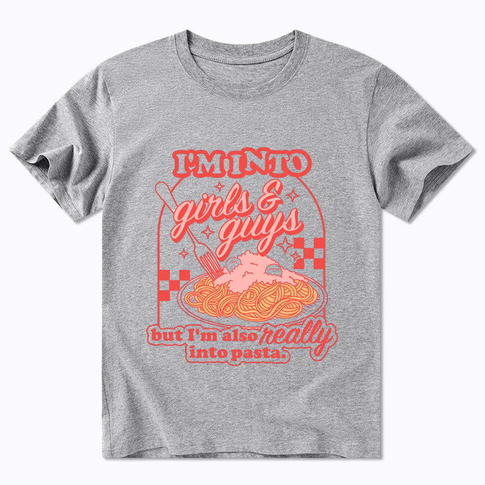 Girls Guys And Pasta Classic T-Shirt
