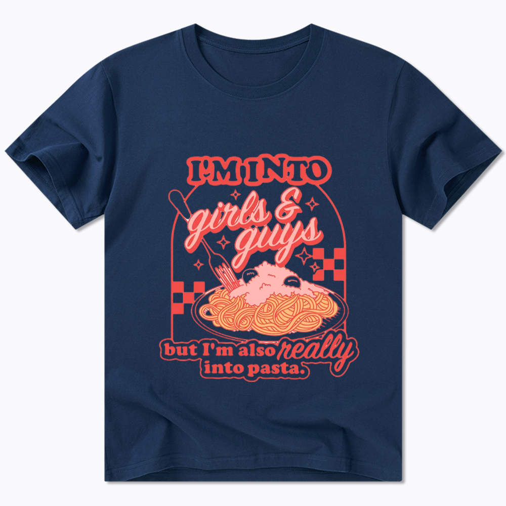 Girls Guys And Pasta Classic T-Shirt
