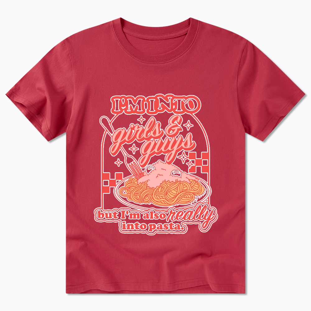 Girls Guys And Pasta Classic T-Shirt
