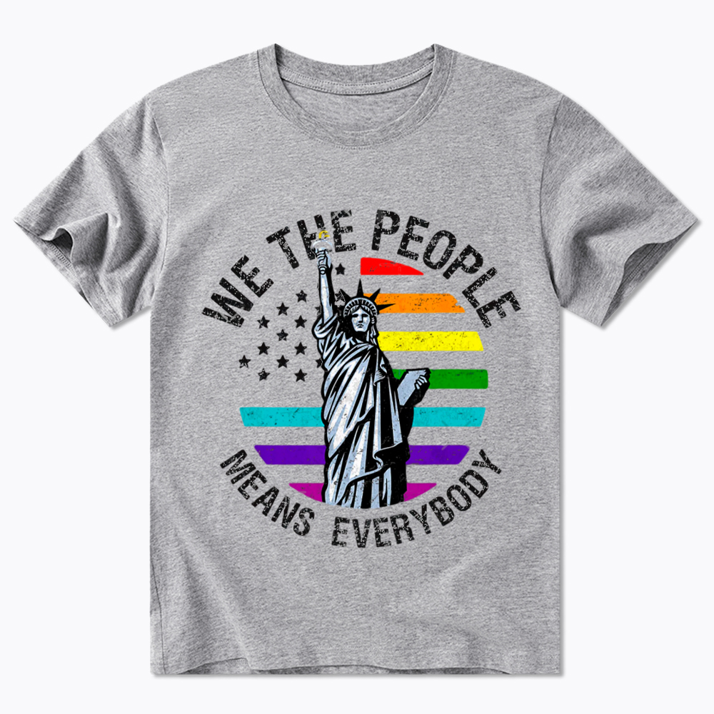 We The People Means Everyone Vintage LGBT Gay Classic T-Shirt
