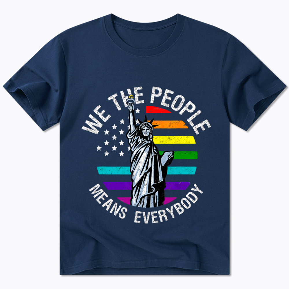 We The People Means Everyone Vintage LGBT Gay Classic T-Shirt