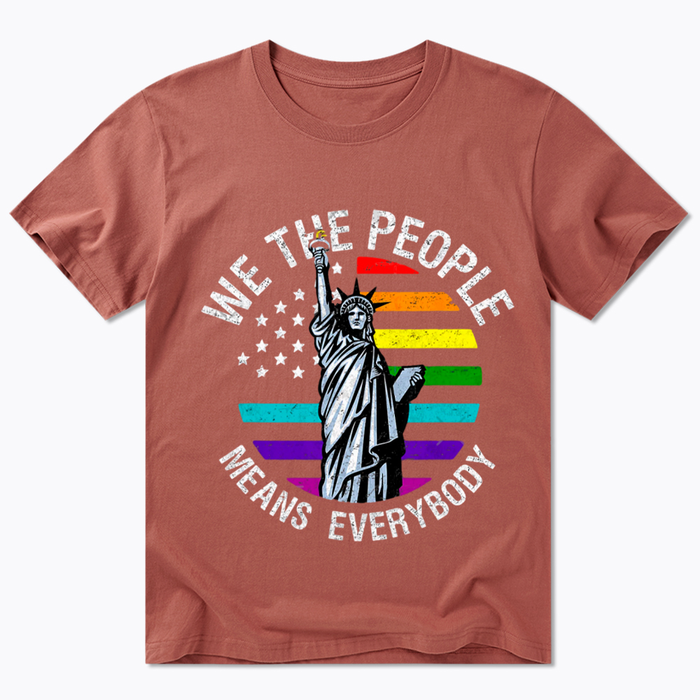We The People Means Everyone Vintage LGBT Gay Classic T-Shirt