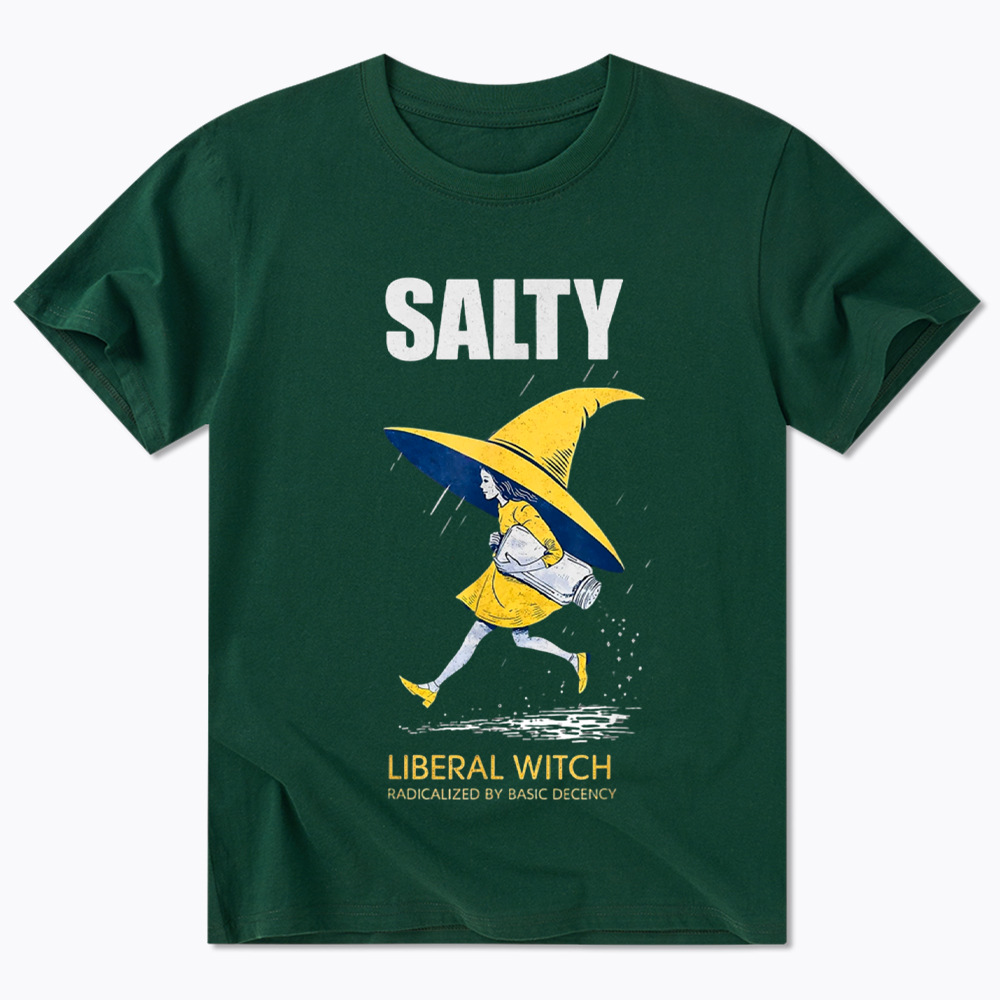 Liberal Witch Radicalized By Basic Decency Classic T-Shirt