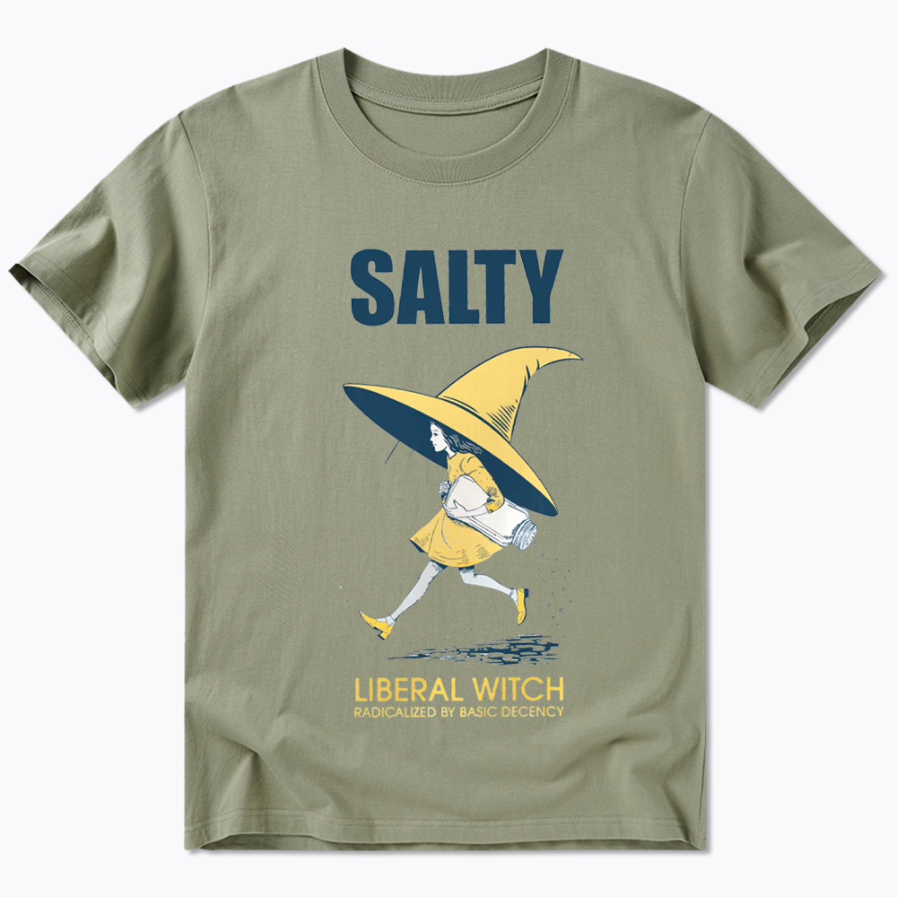 Liberal Witch Radicalized By Basic Decency Classic T-Shirt