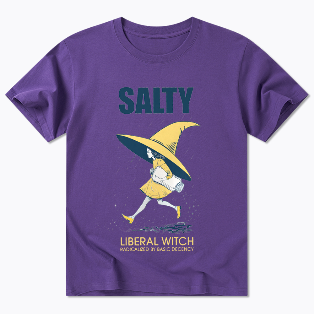 Liberal Witch Radicalized By Basic Decency Classic T-Shirt