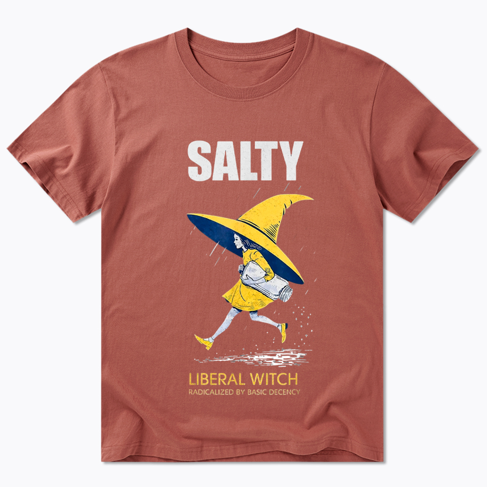 Liberal Witch Radicalized By Basic Decency Classic T-Shirt