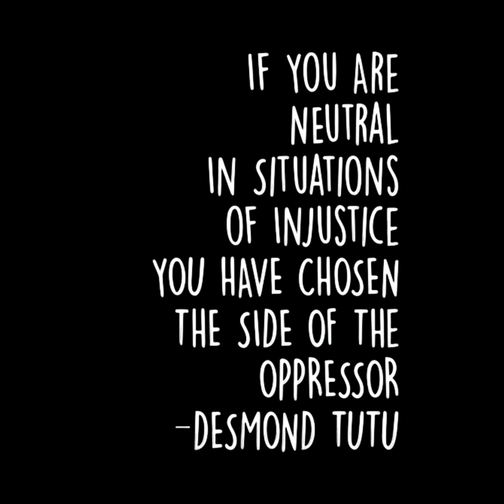 If Your Are Neutral In Situations Of Injustice Classic T-Shirt