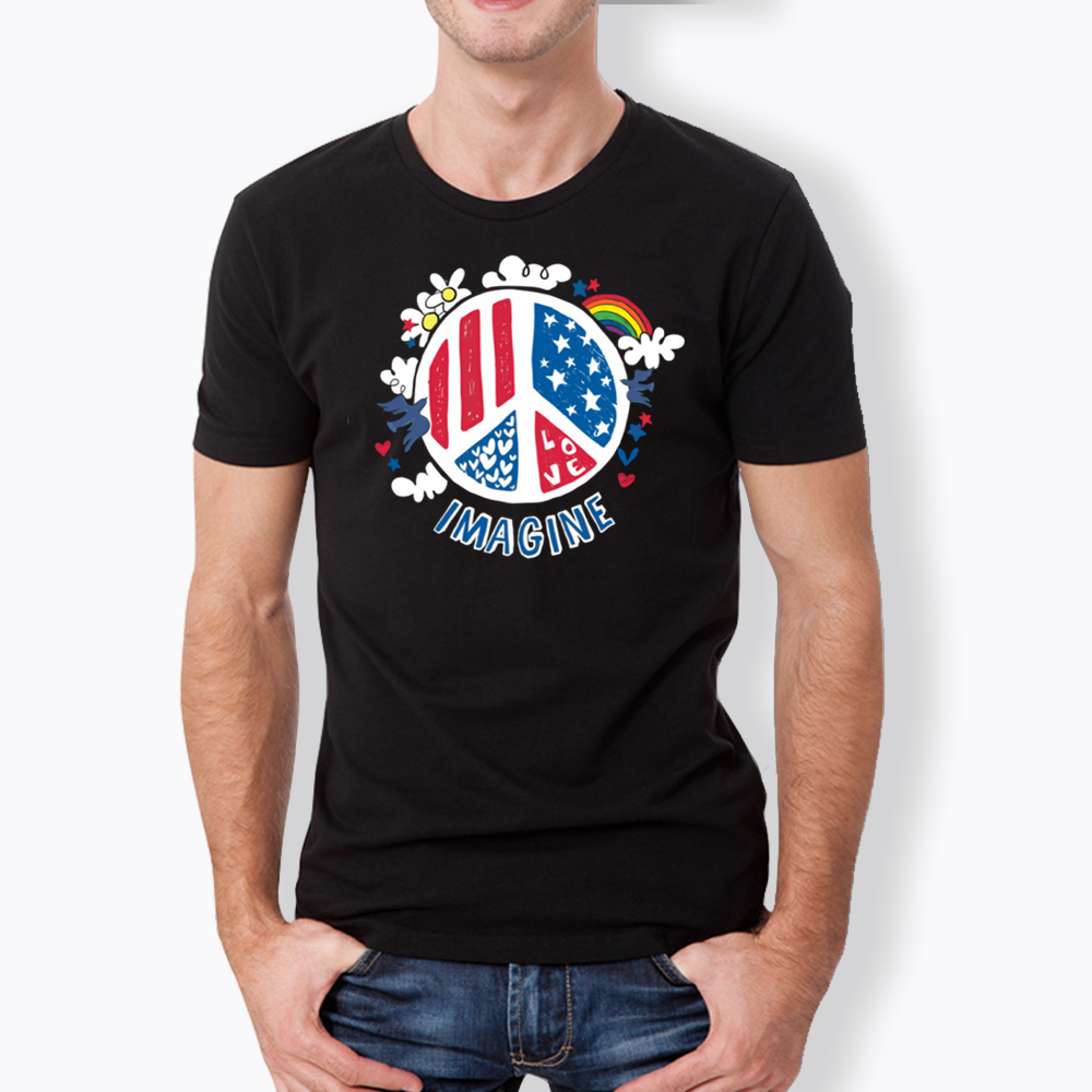 Imagine Love Imagine Peace Classic T-Shirt