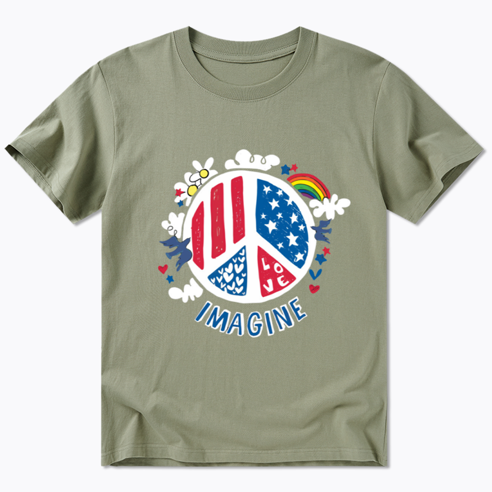 Imagine Love Imagine Peace Classic T-Shirt