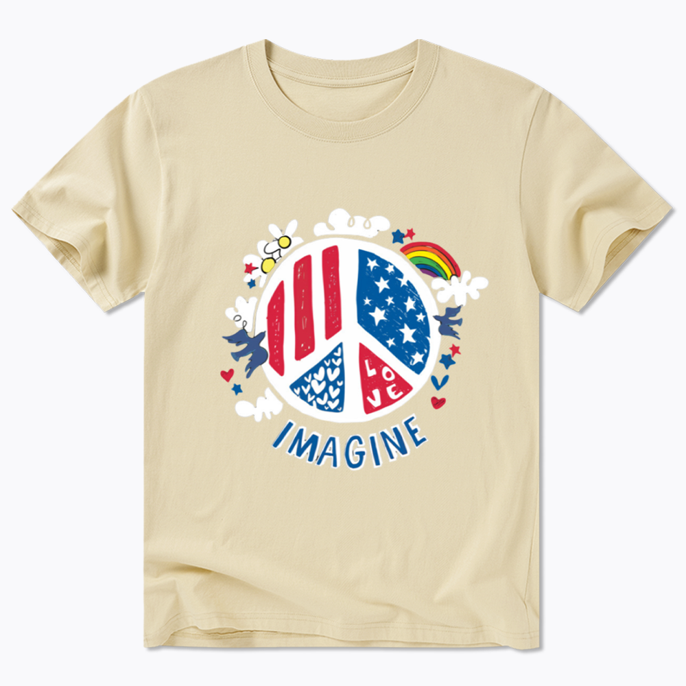 Imagine Love Imagine Peace Classic T-Shirt