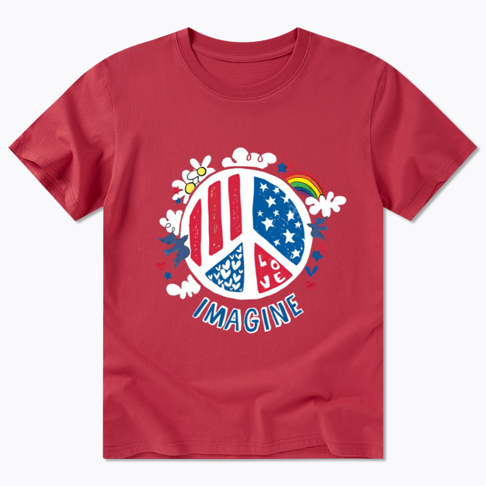 Imagine Love Imagine Peace Classic T-Shirt
