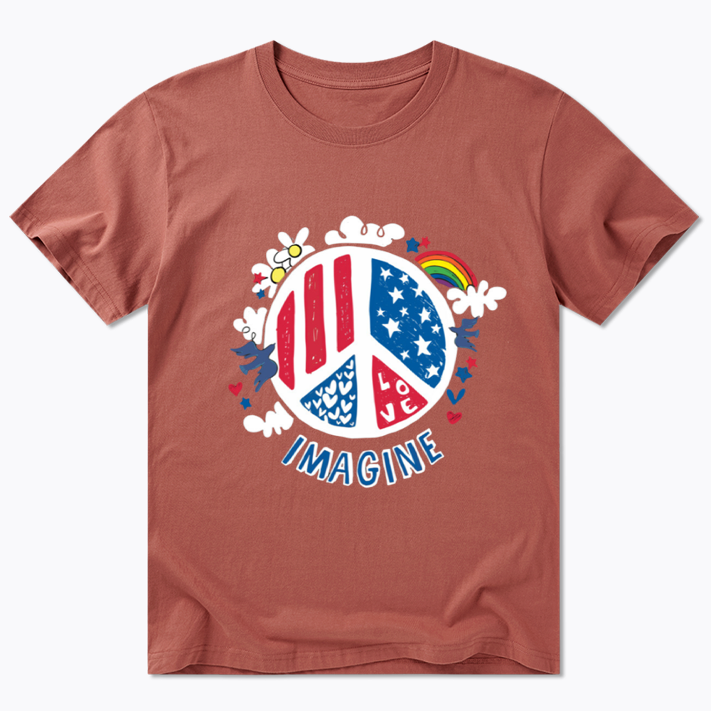 Imagine Love Imagine Peace Classic T-Shirt