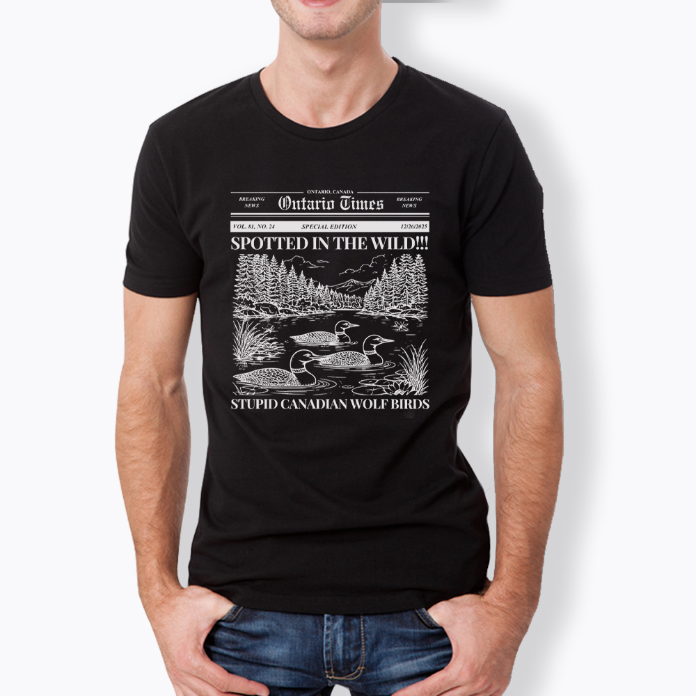 Stupid Canadian Wolf Bird Classic T-Shirt