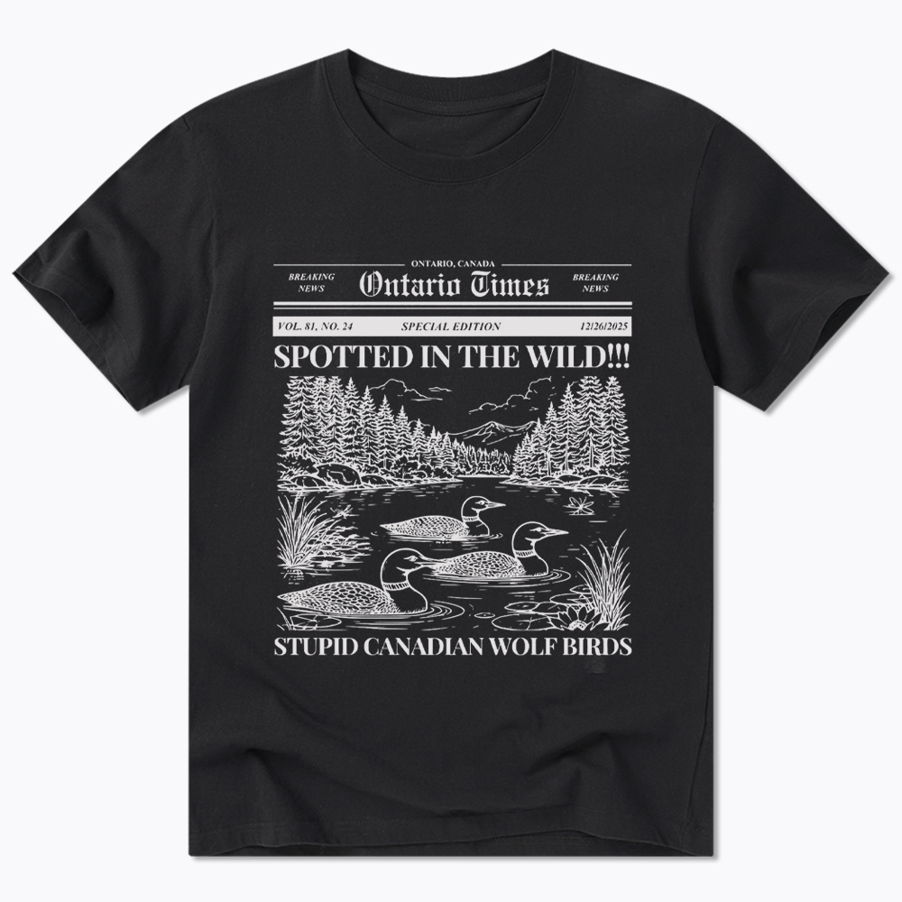Stupid Canadian Wolf Bird Classic T-Shirt
