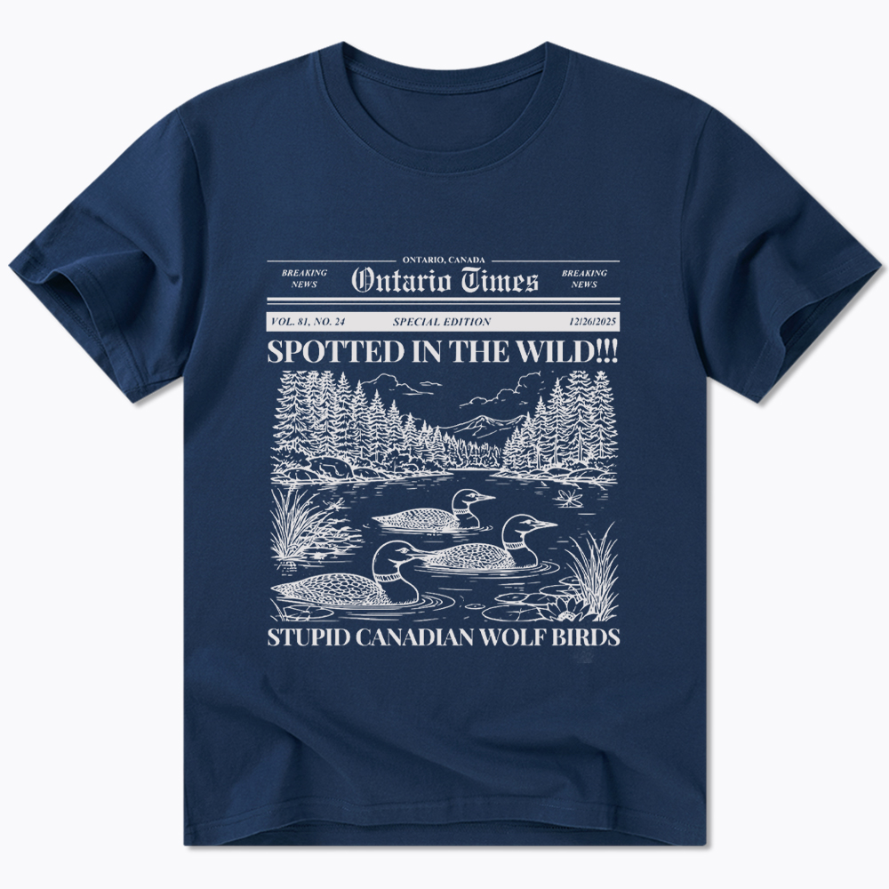 Stupid Canadian Wolf Bird Classic T-Shirt