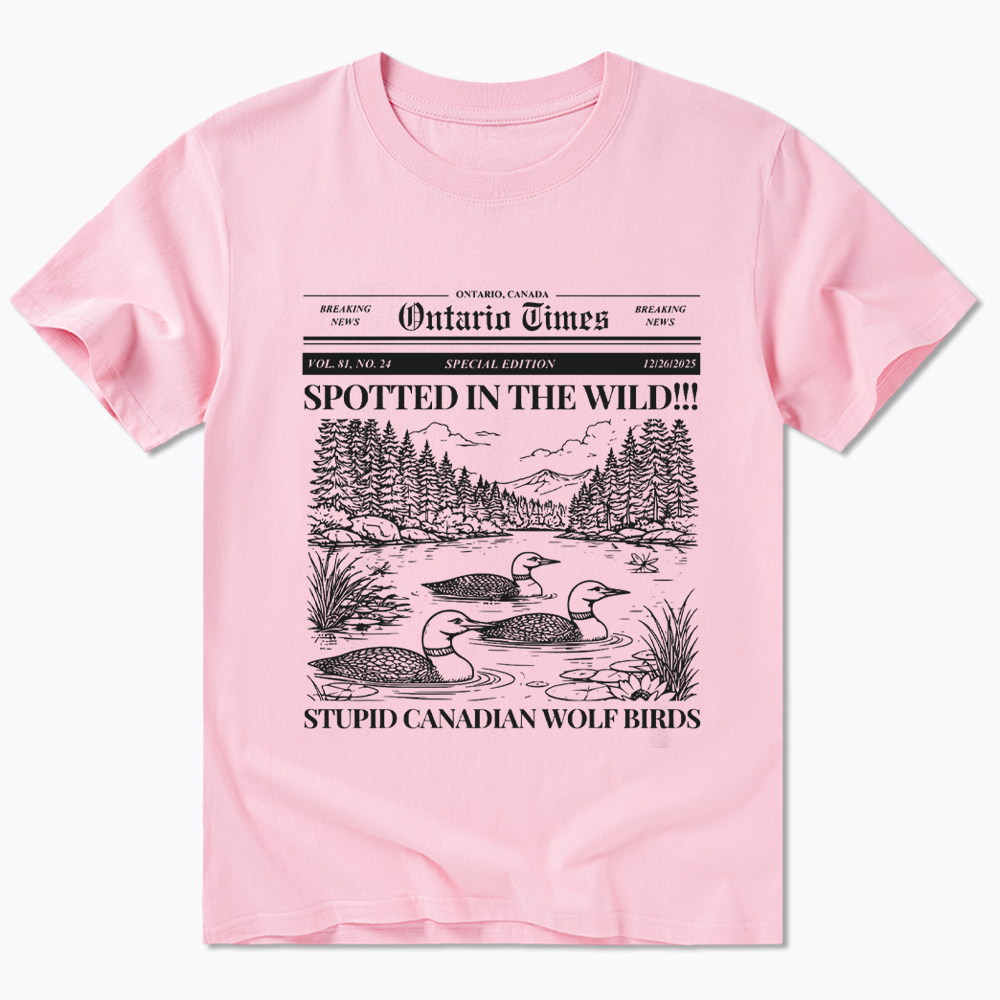 Stupid Canadian Wolf Bird Classic T-Shirt