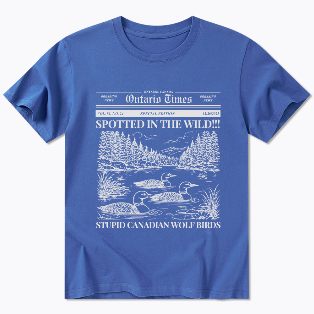 Stupid Canadian Wolf Bird Classic T-Shirt
