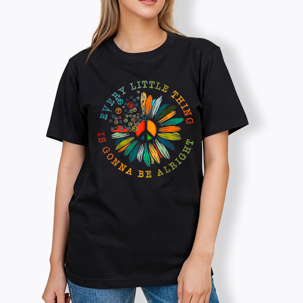 Peace Sign Hippie Daisy Classic T-Shirt