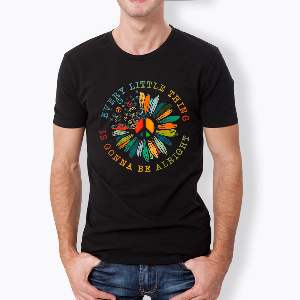 Peace Sign Hippie Daisy Classic T-Shirt