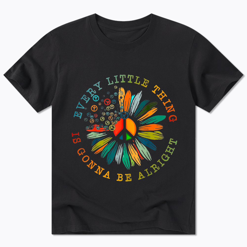 Peace Sign Hippie Daisy Classic T-Shirt