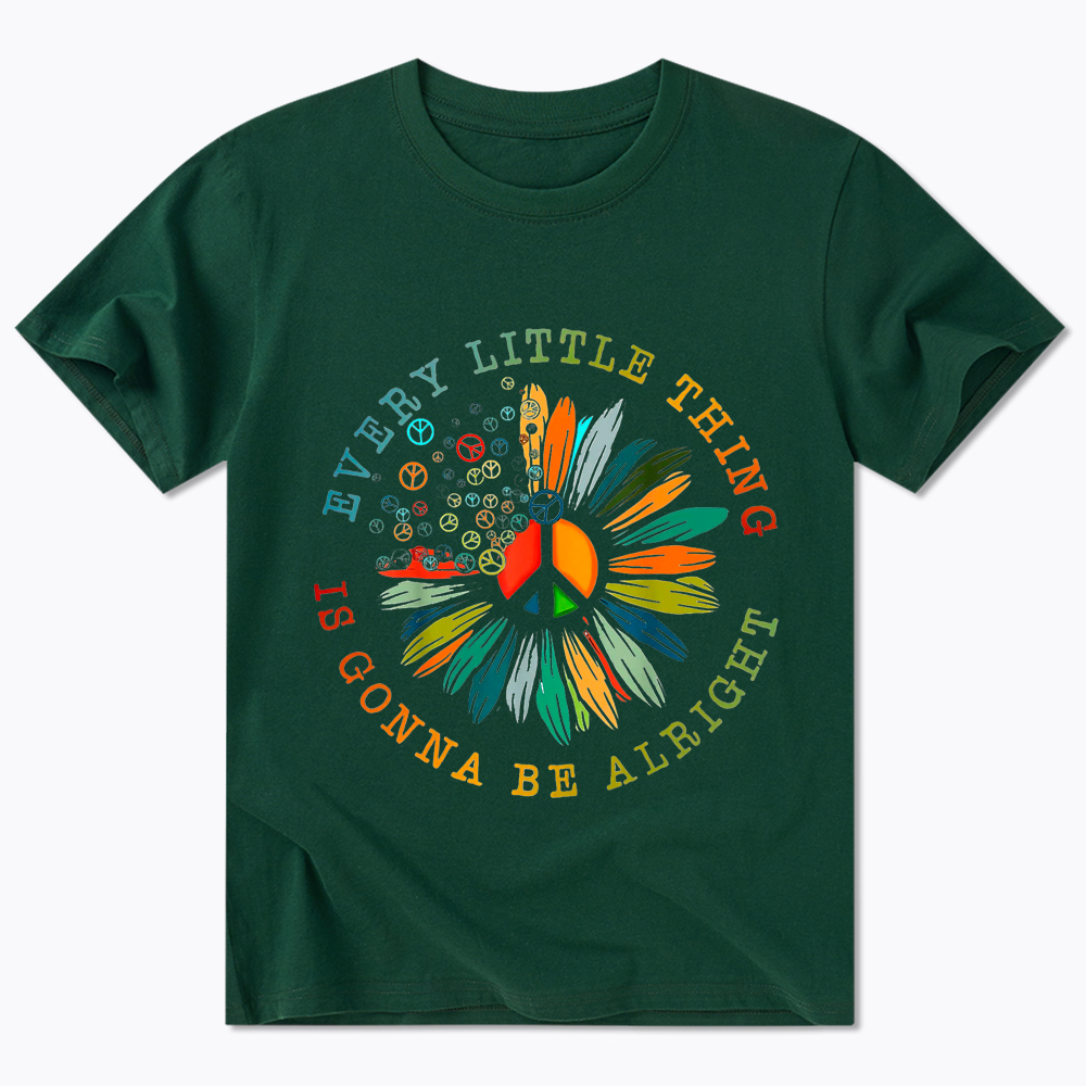 Peace Sign Hippie Daisy Classic T-Shirt