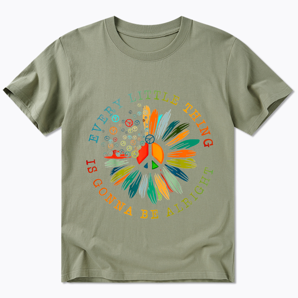 Peace Sign Hippie Daisy Classic T-Shirt
