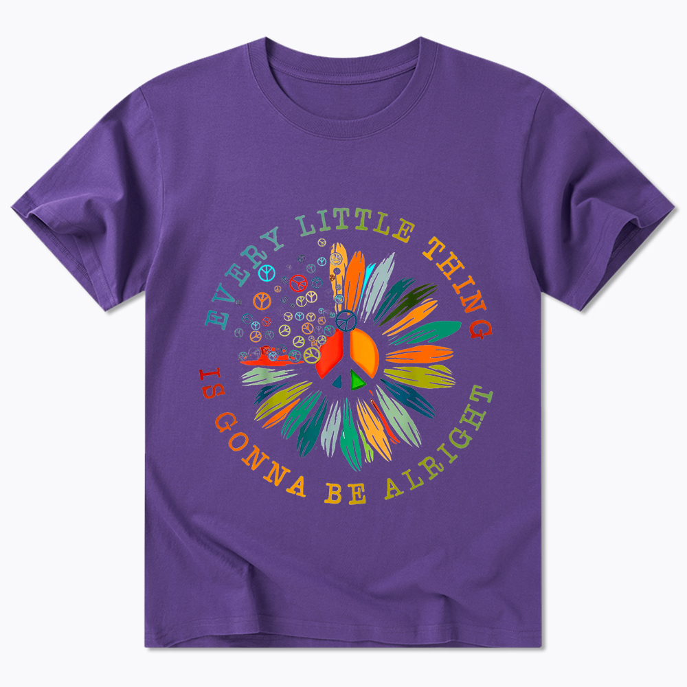 Peace Sign Hippie Daisy Classic T-Shirt