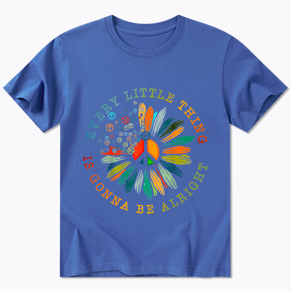 Peace Sign Hippie Daisy Classic T-Shirt