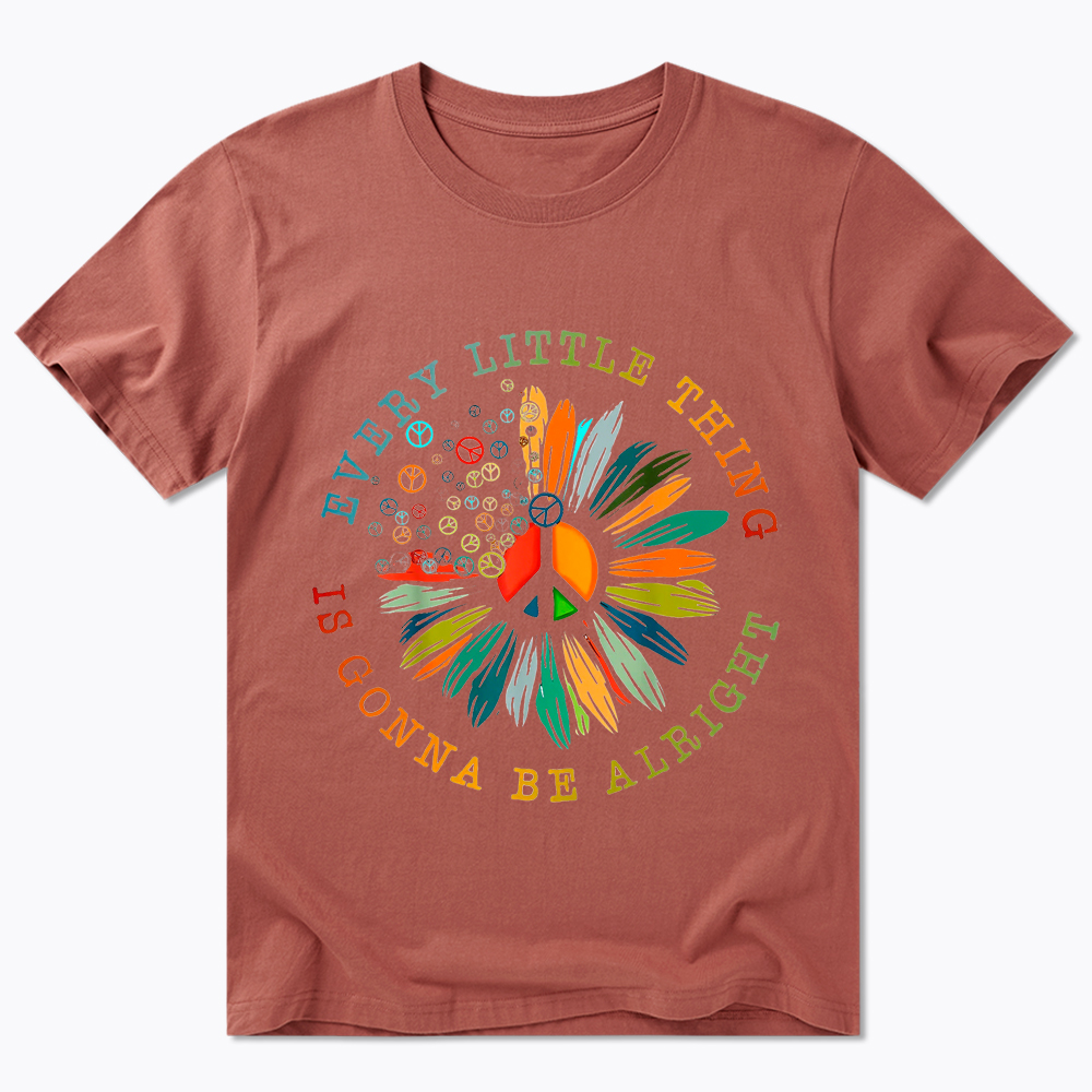 Peace Sign Hippie Daisy Classic T-Shirt