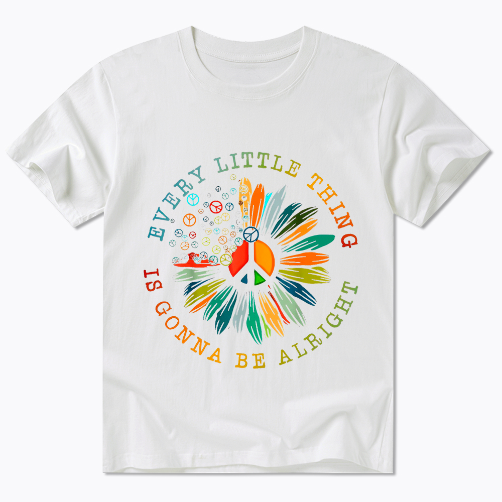 Peace Sign Hippie Daisy Classic T-Shirt
