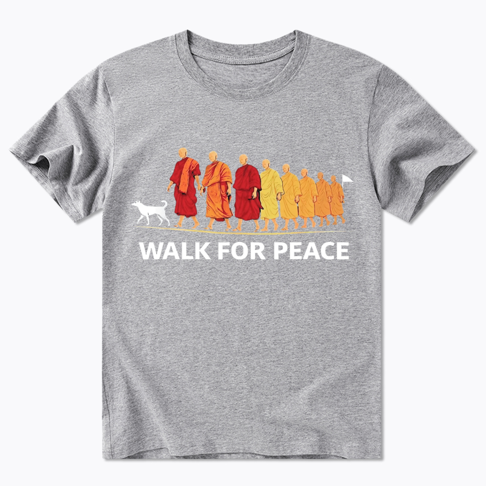 Walk For Peace Monks and Dog Classic T-Shirt