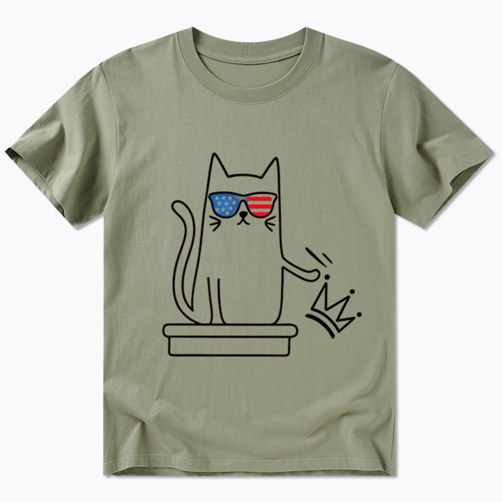 Cat No Kings Classic T-Shirt