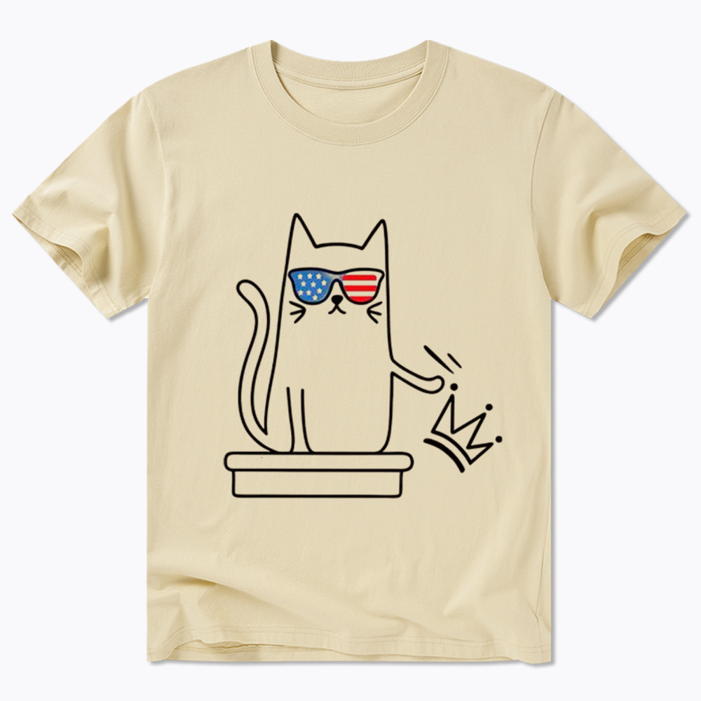 Cat No Kings Classic T-Shirt