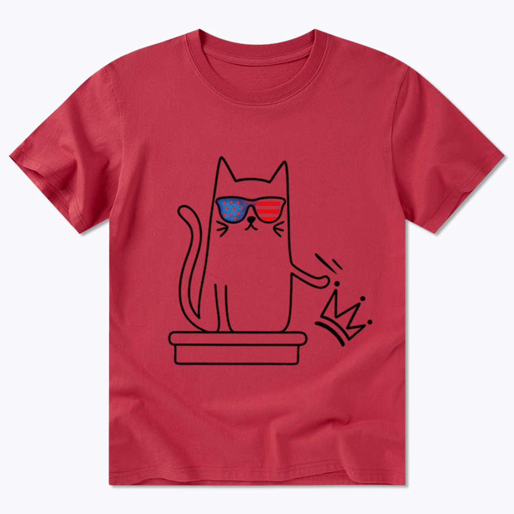 Cat No Kings Classic T-Shirt