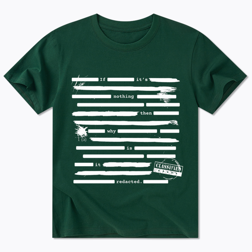 If It's Nothing Then Why Is It Redacted Classic T-Shirt